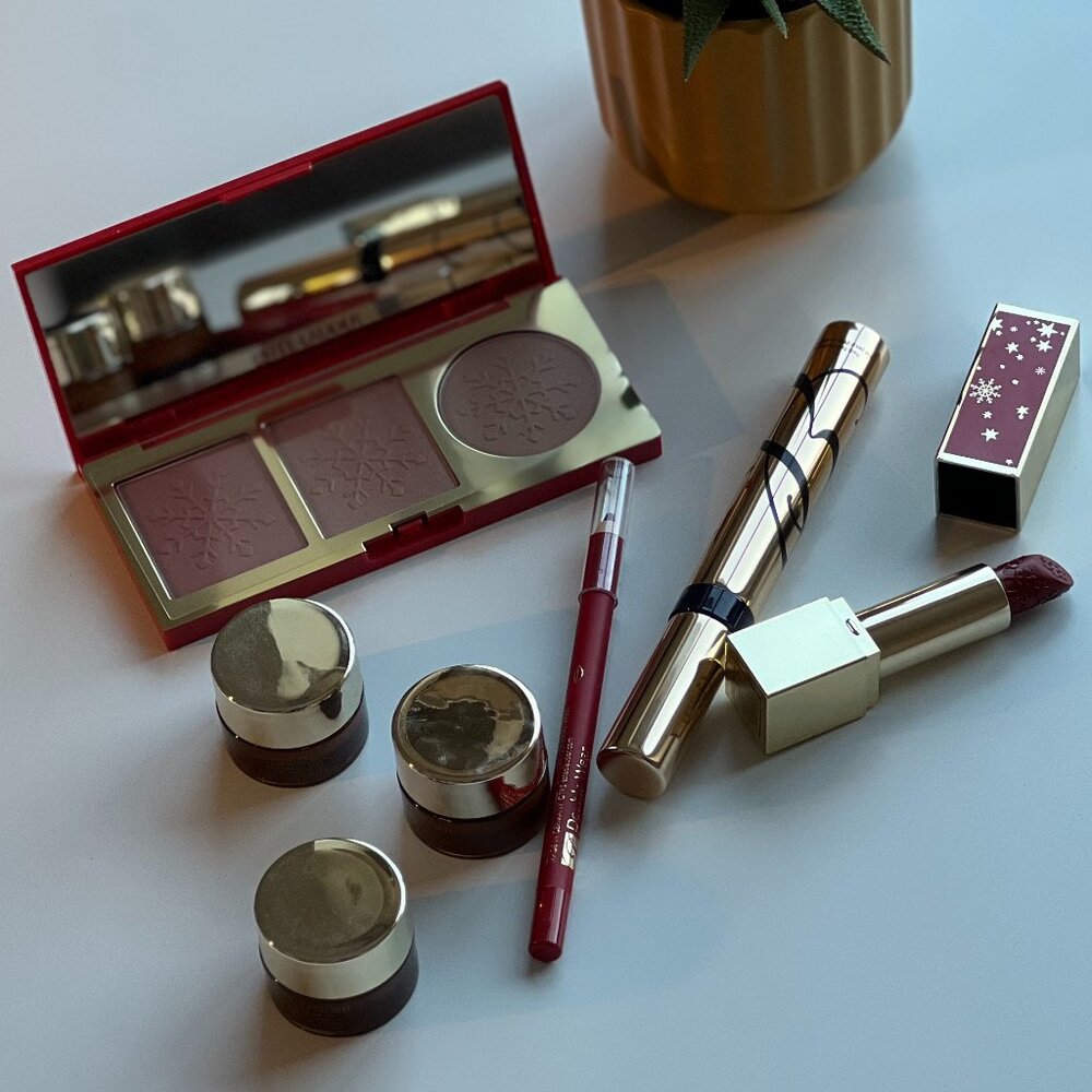 Estée Lauder Cosmetics (Lipstick, Lip Pencil, Mascara, Cheek Palette, Eye Creme)
